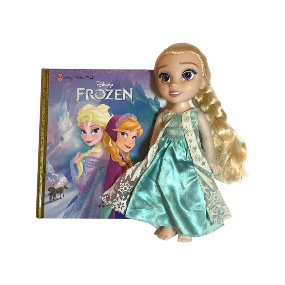 Disney Elsa doll with story book